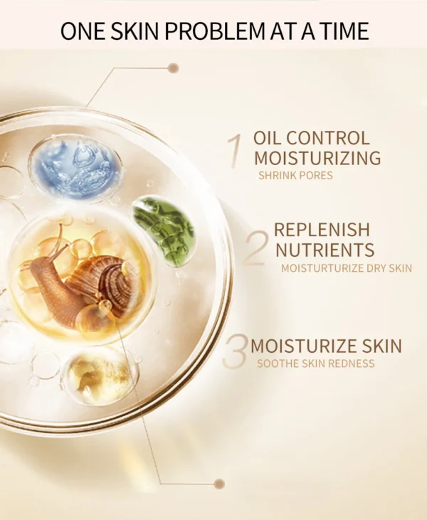 2pcs Dimollaure Snail Face Serum Hyaluronic Acid Moisturizers Whitening Friming Fade Freckle Anti-Aging Essence Skin Care - Image 5