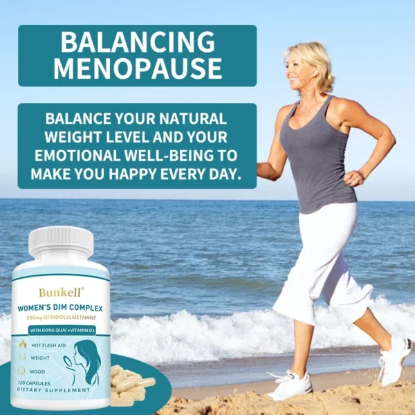 DIM Supplement - with Broccoli, Organic Alfalfa, Vitamin D and Kale. Menopause, Night Sweats, Mood, PCOS, Weight Management - Image 2