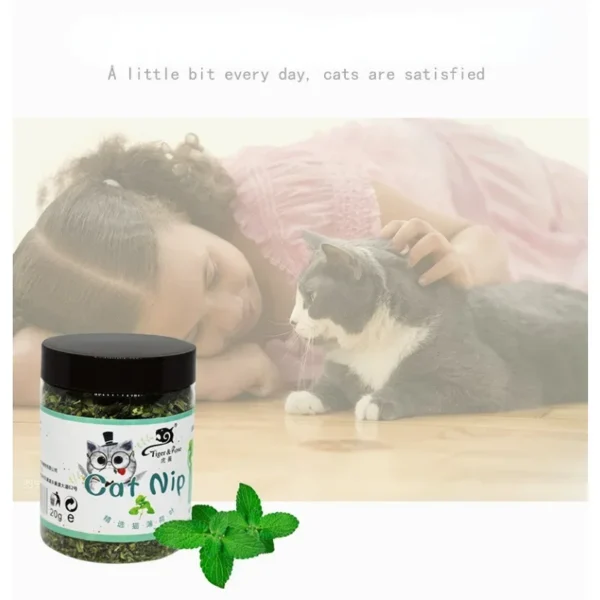 Organic 100% Natural High Quality Catnip Cattle Grass Mint Taste Funny Cat Toy New Cat Toy Interactive Cat Toys Pet Supplies - Image 4