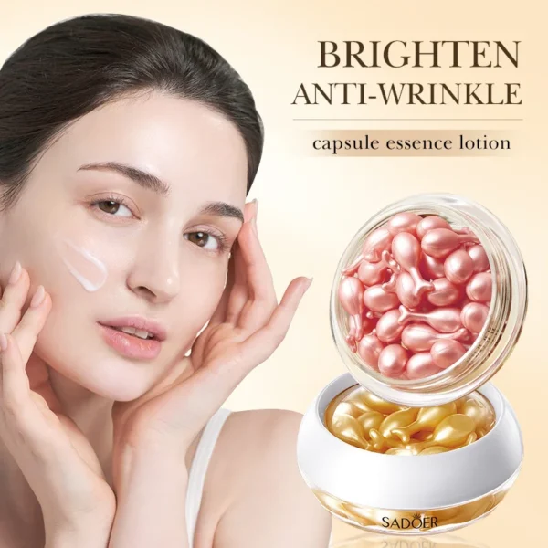 30pcs Snail Collagen Facial Serum Anti Wrinkle Face Cream Lotion Rejuvenating Firming Lifting Whitening Moisturizing Skin Care