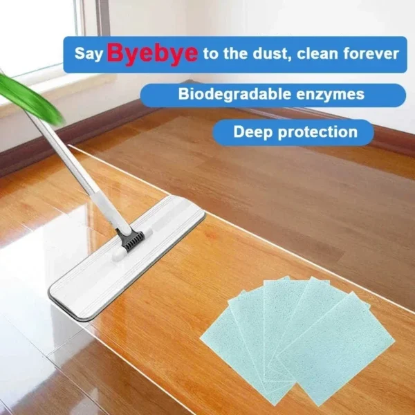 Floor Cleaner Tablets Water-Soluble Sterilizing Fragrant Bathroom Kitchen Deodorant Dirt Toilet Cleaning Sheet - Image 2