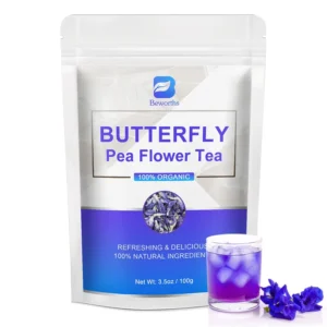 BW 200g Herbal Natural Butterfly Pea Flower For Food, Iced Tea, Cooler, Cocktails, Mocktails Holistic Detox Dried Pea Flowers