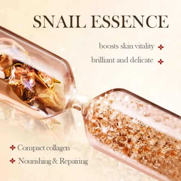 30pcs Snail Collagen Facial Serum Anti Wrinkle Face Cream Lotion Rejuvenating Firming Lifting Whitening Moisturizing Skin Care - Image 3