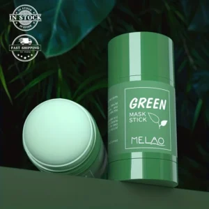 MELAO Green Tea Mask Stick - Natural Ingredients,Deep Cleaning,Oil Control,Effective For All Skin Types